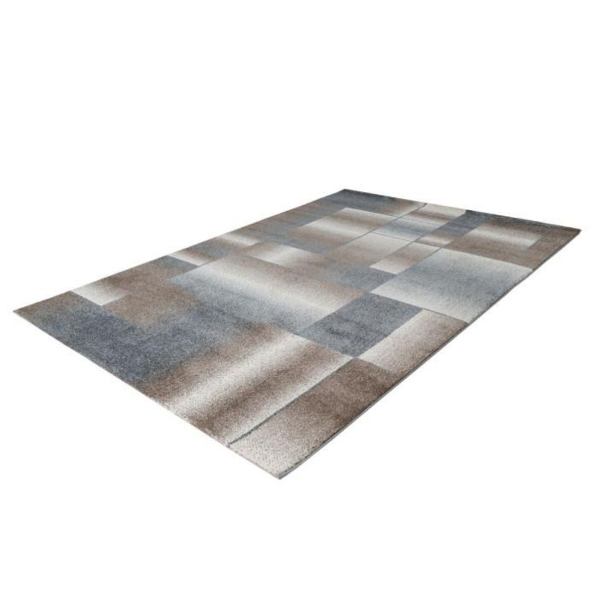 Paris Prix Tapis Tissé à Poils Courts  Broadway III  Marron & Gris