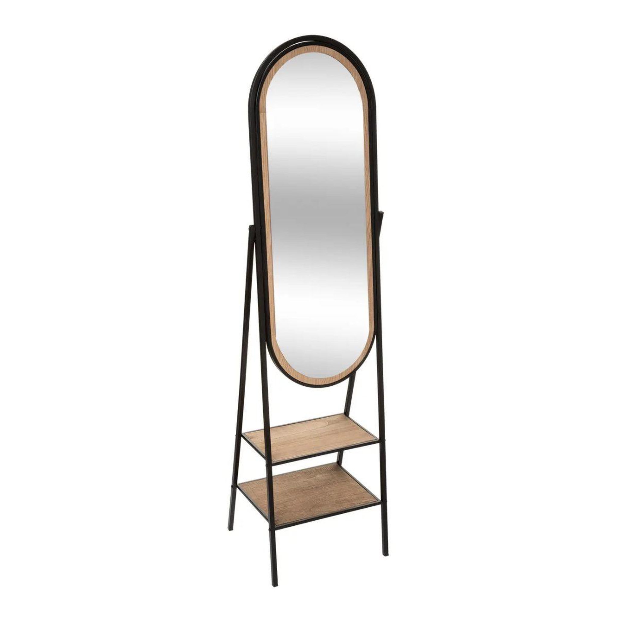 ATMOSPHERA Miroir sur Pied  Maël  160cm Noir