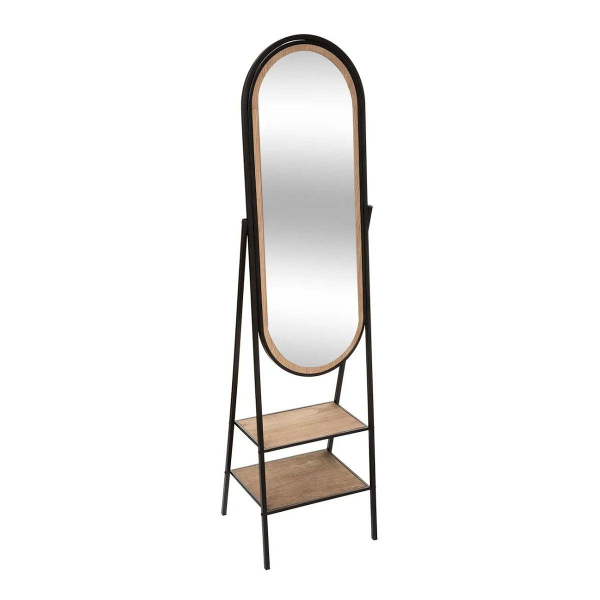 ATMOSPHERA Miroir sur Pied  Maël  160cm Noir