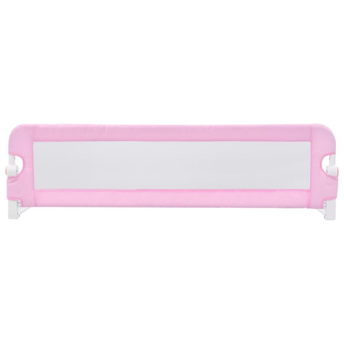 VIDAXL Barriere de securite de lit d'enfant Rose 120x42 cm Polyester