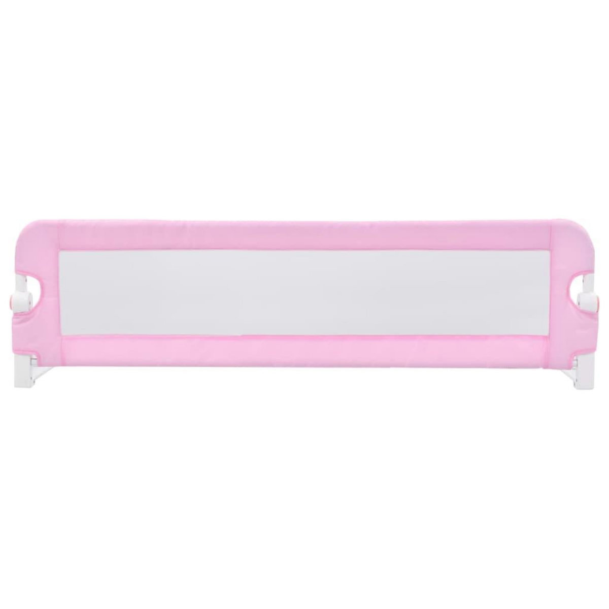 VIDAXL Barriere de securite de lit d'enfant Rose 120x42 cm Polyester