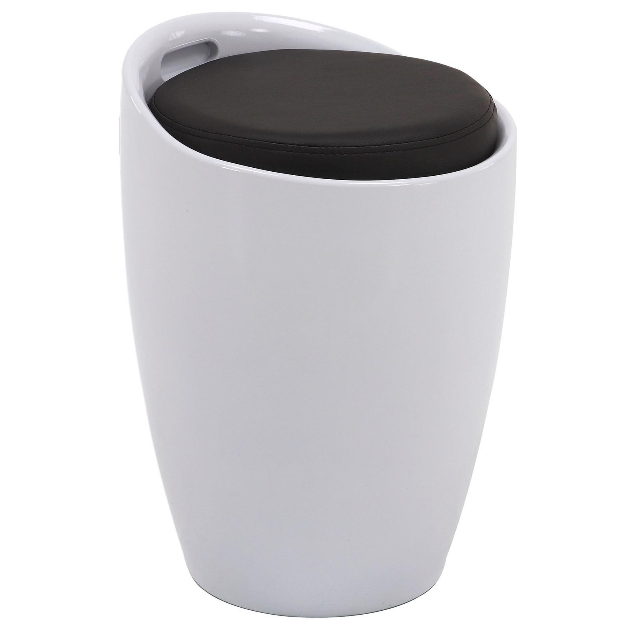 Voir la diapositive 1 : IDIMEX Tabouret coffre de rangement daniel