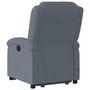 Voir la diapositive 5 : VIDAXL Fauteuil inclinable de massage electrique gris fonce velours