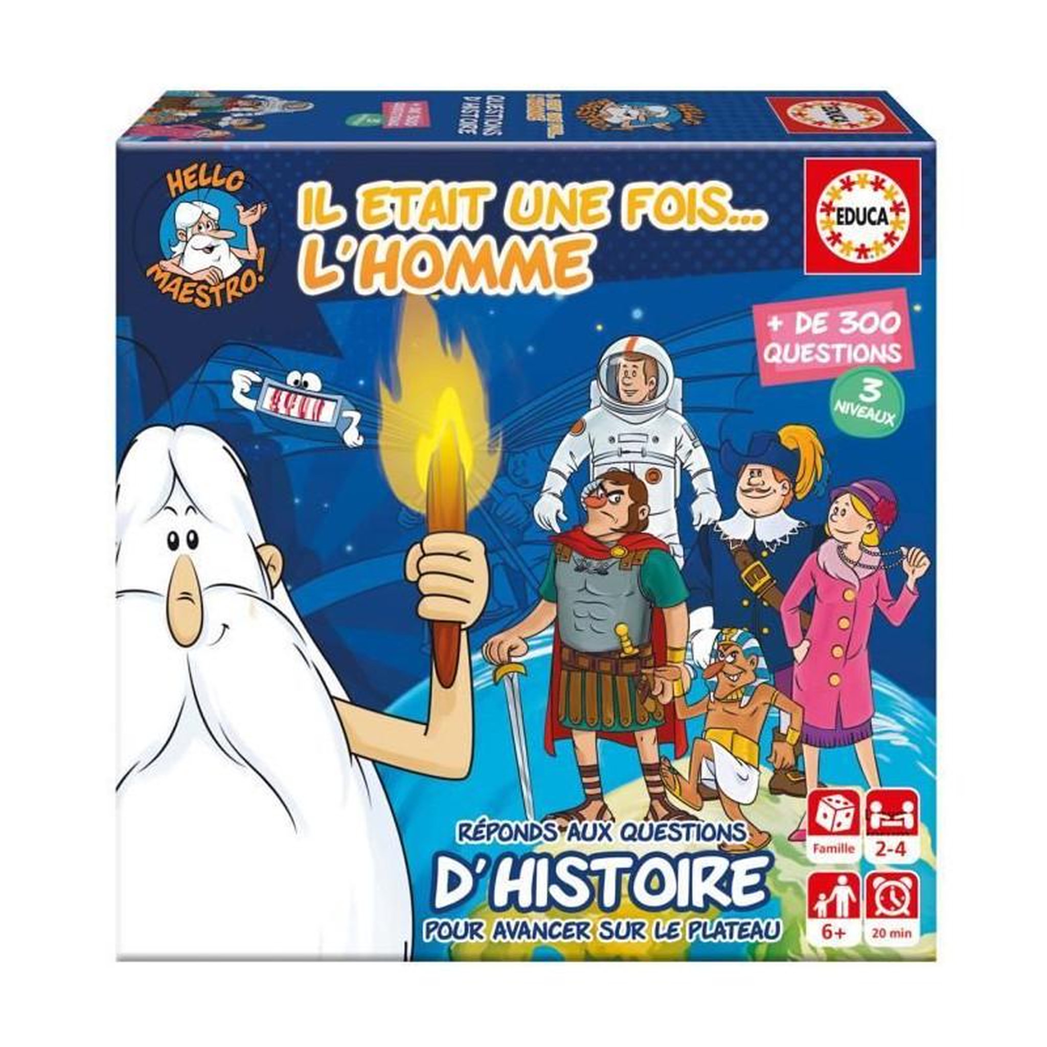 Voir la diapositive 2 : EDUCA Jeu d'apprentissage - EDUCA - Mini Jeu Il Etait Une Fois... L' Homme