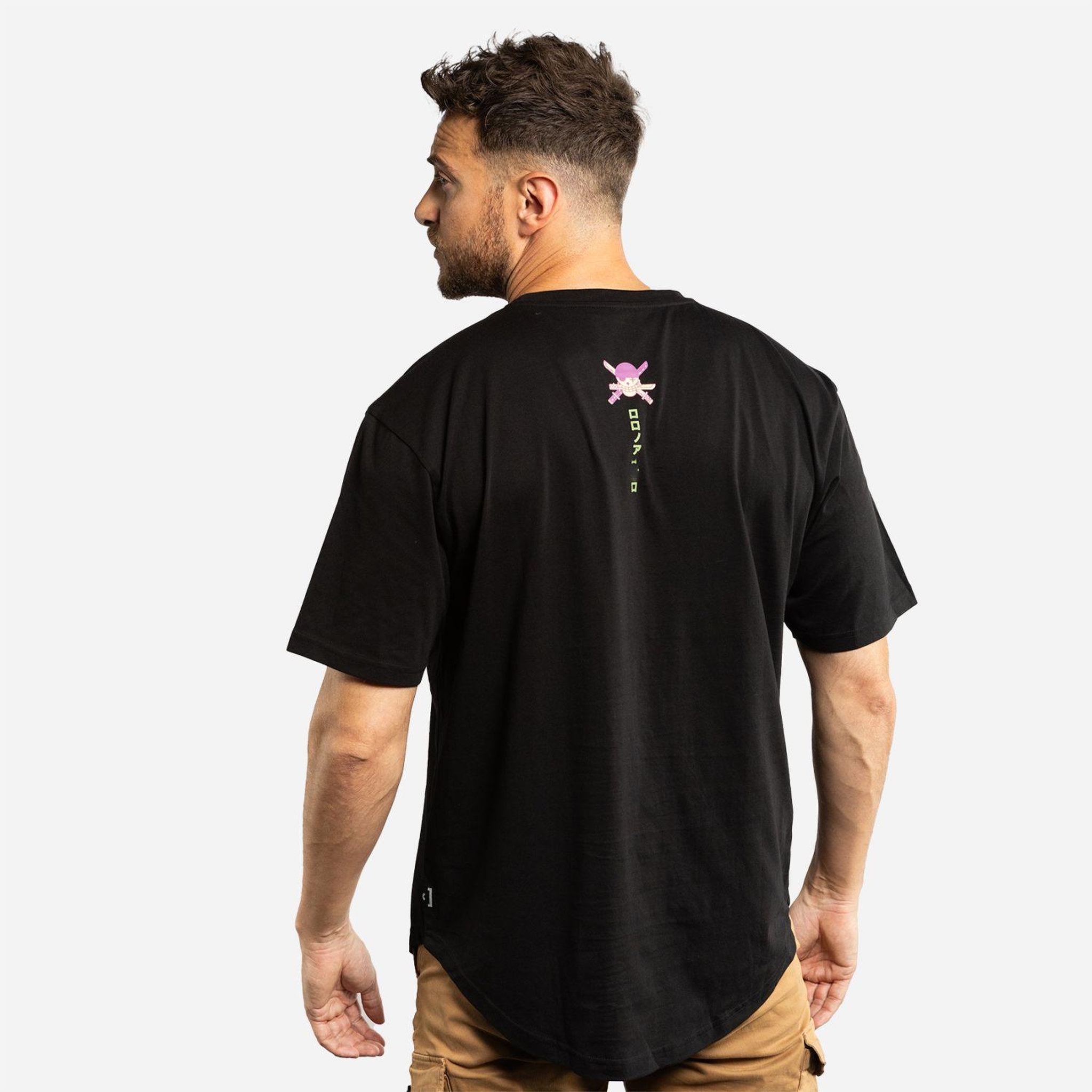 Voir la diapositive 3 : CAPSLAB T-shirt homme confort fit avec print One Piece Zoro