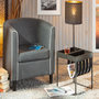 Voir la diapositive 2 : INTERLINK Table d'appoint CLUB NY MAGAZIN