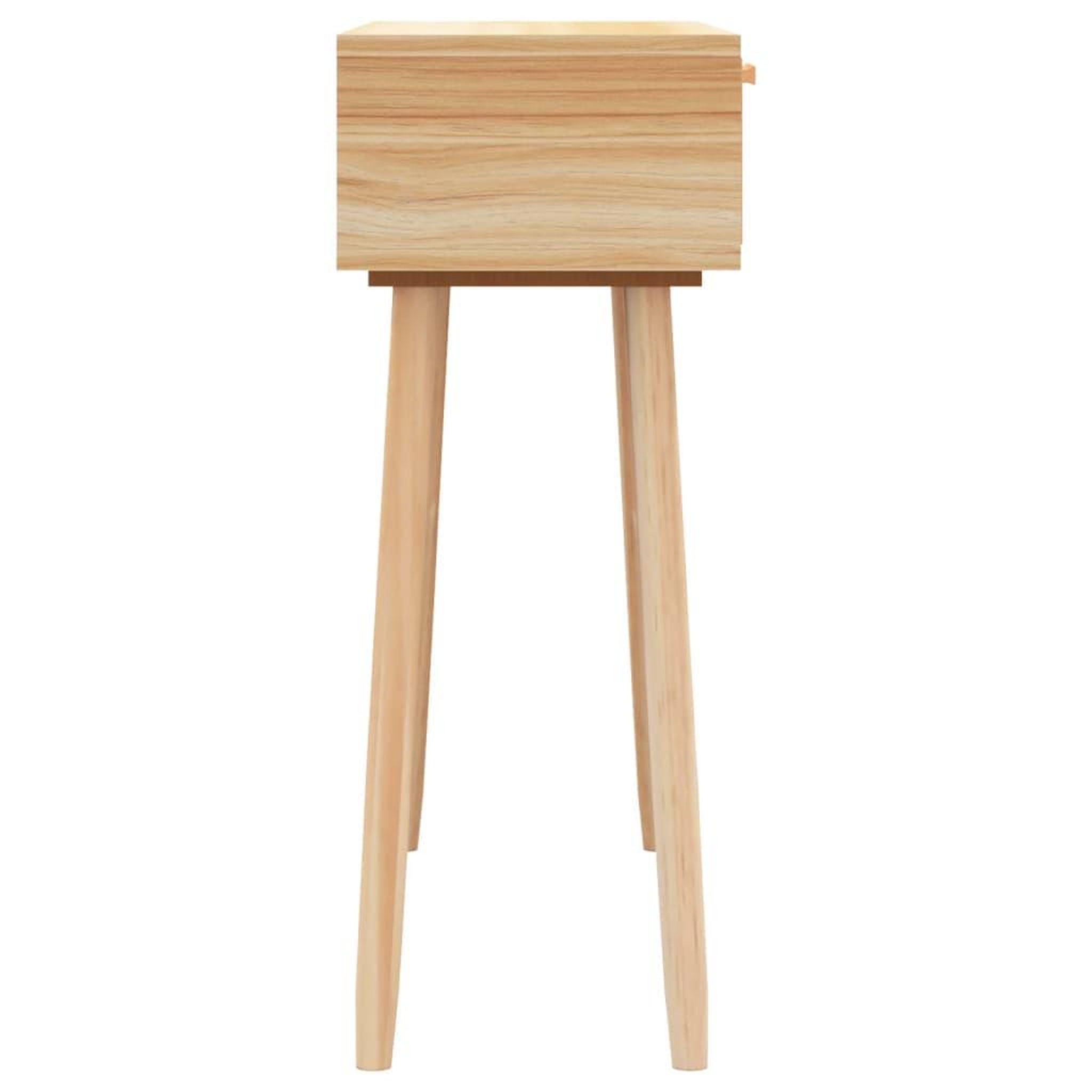 Voir la diapositive 5 : VIDAXL Table console Marron 80x30x75 cm Bois massif pin /rotin naturel