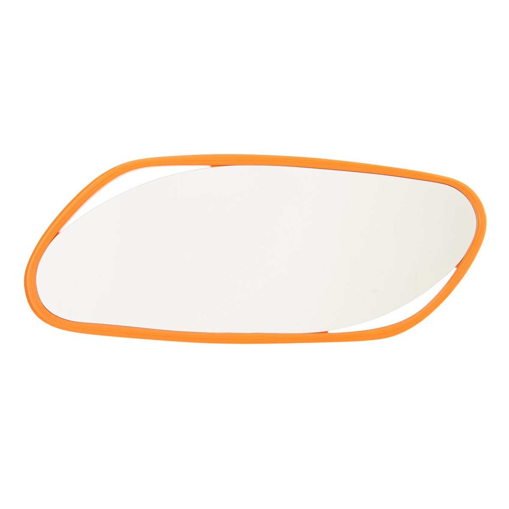 J-LINE Miroir Mural Irrégulier  Dewey  120cm Orange