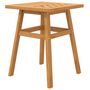 Voir la diapositive 5 : VIDAXL Table d'appoint 45x45x60 cm bois massif d'acacia