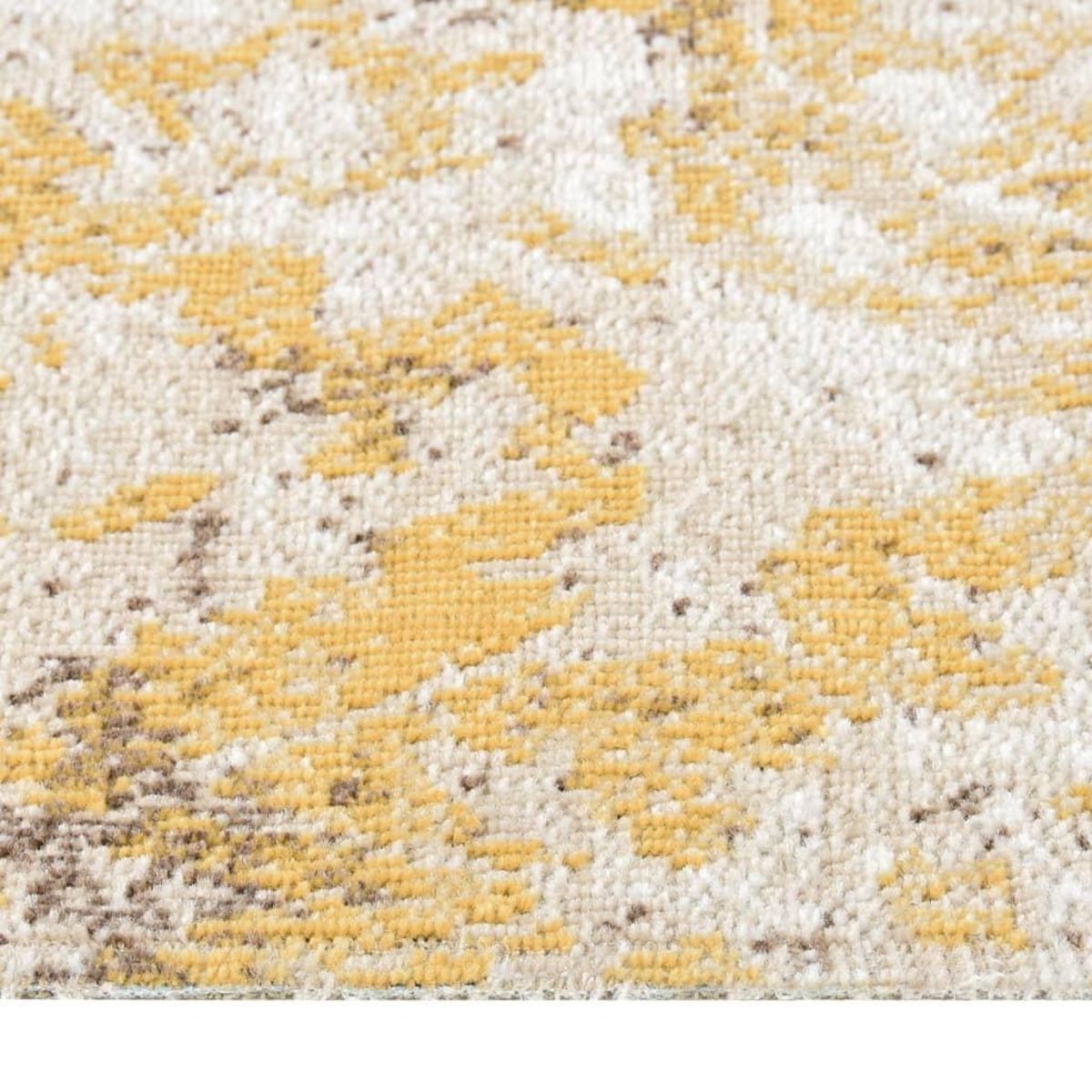 VIDAXL Tapis a tissage plat d'exterieur 100x200 cm Jaune