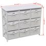 Voir la diapositive 6 : VIDAXL Armoire de rangement Blanc