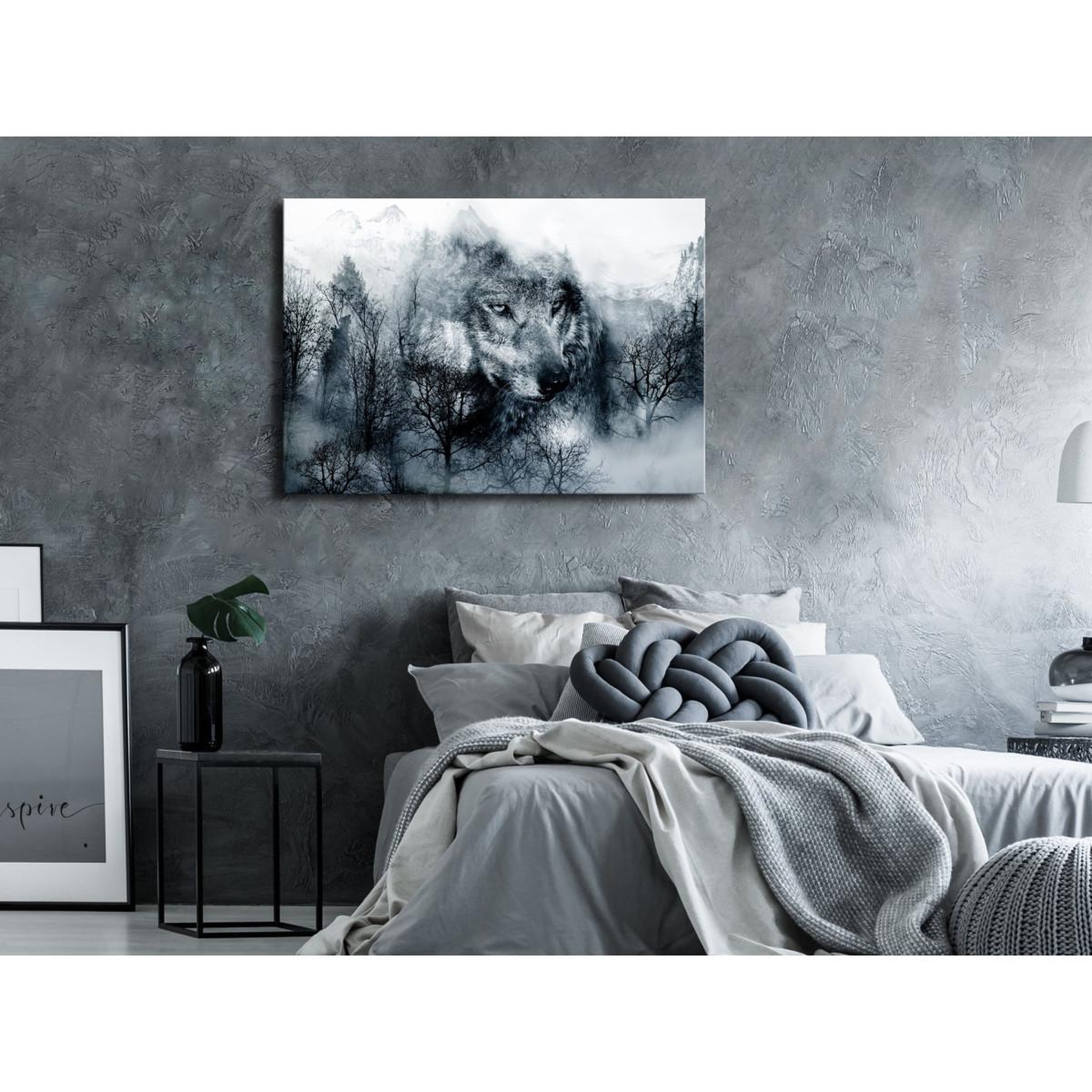Voir la diapositive 2 : Paris Prix Tableau  mountain predator wide black & white