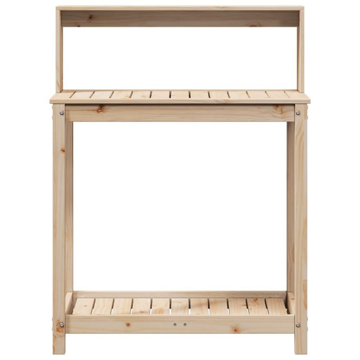 VIDAXL Table de rempotage et etageres 82,5x50x109,5 cm bois massif pin