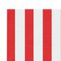 Voir la diapositive 4 : VIDAXL Tissu de remplacement pour auvent rayures rouges et blanches