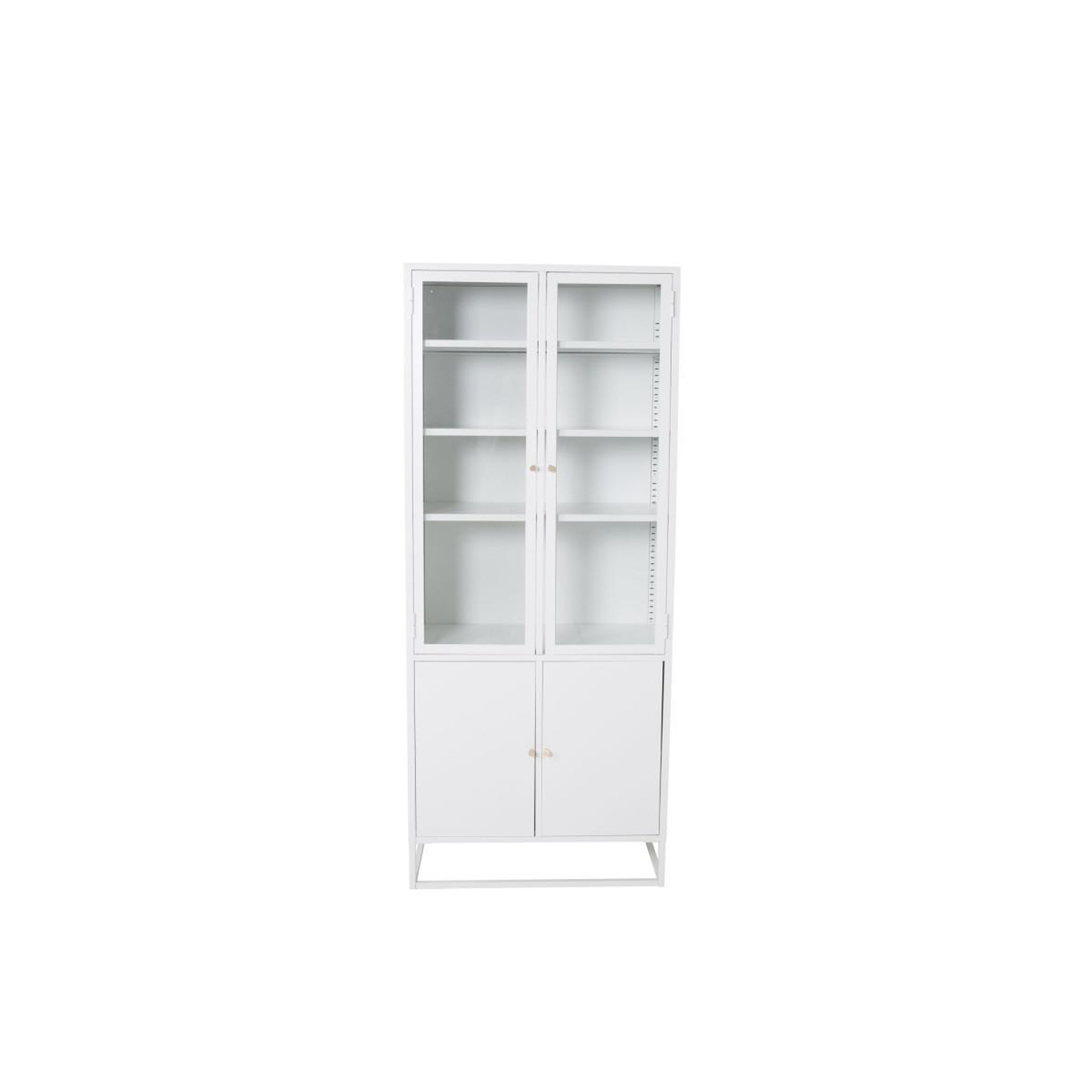 Voir la diapositive 2 : Paris Prix Vaisselier 4 portes en métal  bakal  190cm blanc
