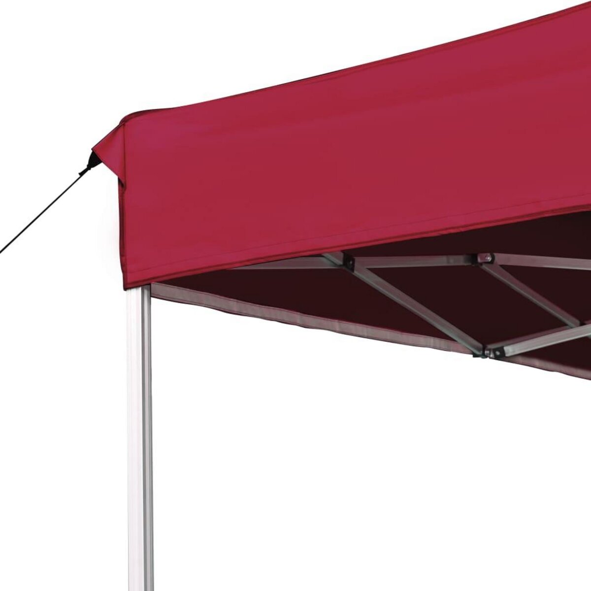 VIDAXL Tente de reception pliable Aluminium 4,5x3 m Bordeaux