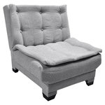 Paris Prix Fauteuil Convertible en Banquette  Raul  85cm Gris