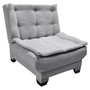 Voir la diapositive 1 : Paris Prix Fauteuil Convertible en Banquette  Raul  85cm Gris