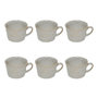 Voir la diapositive 1 : SECRET DE GOURMET Lot de 6 Tasses à Café  Joel  26cl Blanc