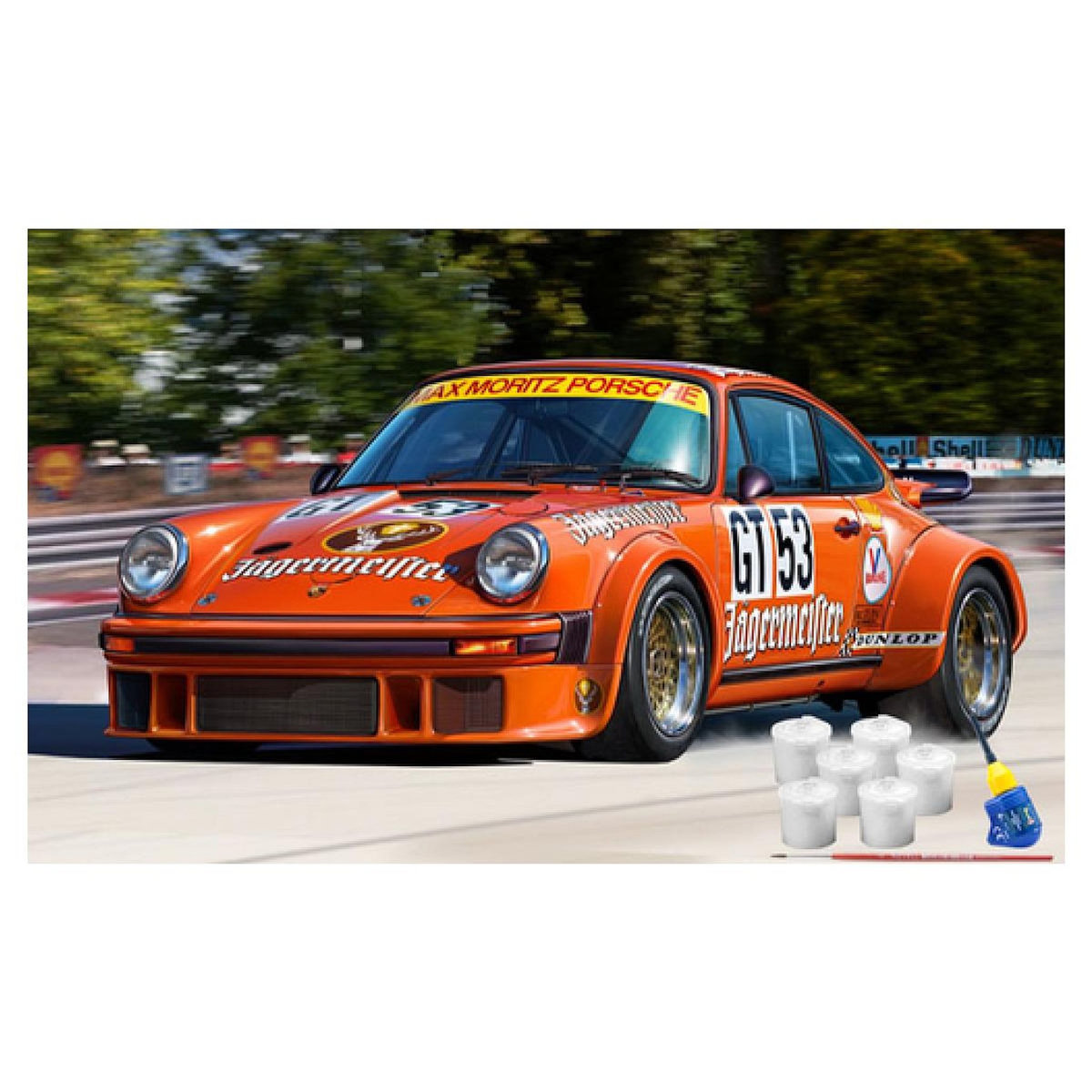 Revell Coffret cadeau 50 ans de sport auto Jägermeister