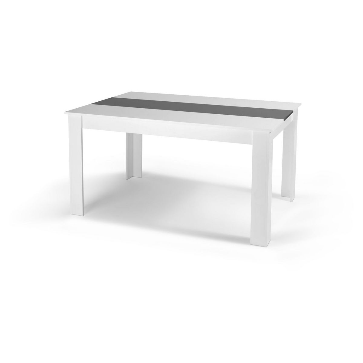Table de repas fixe contemporaine 140 cm 