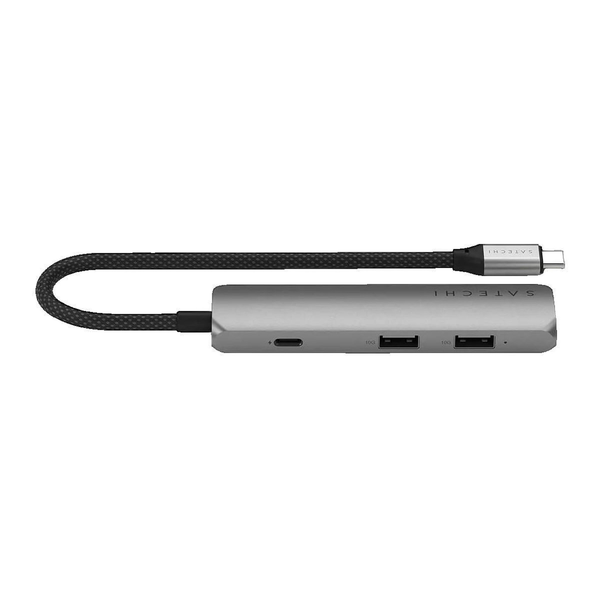 Voir la diapositive 3 : SATECHI Hub USB-C Satechi Slim Multiport 4-en-1