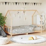 VIDAXL Cadre de lit pour enfants 90x200 cm bois de pin massif