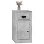 Voir la diapositive 4 : VIDAXL Armoire laterale avec tiroir gris beton 40x50x75 cm