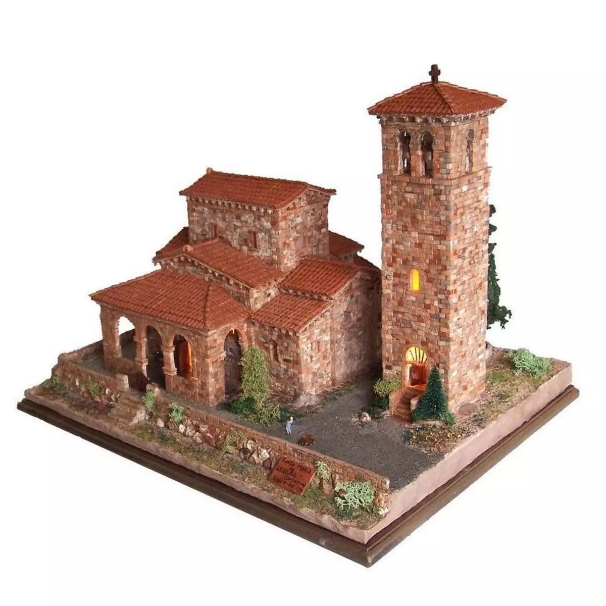  Maquette céramique : Église Santa Maria de Lebeña