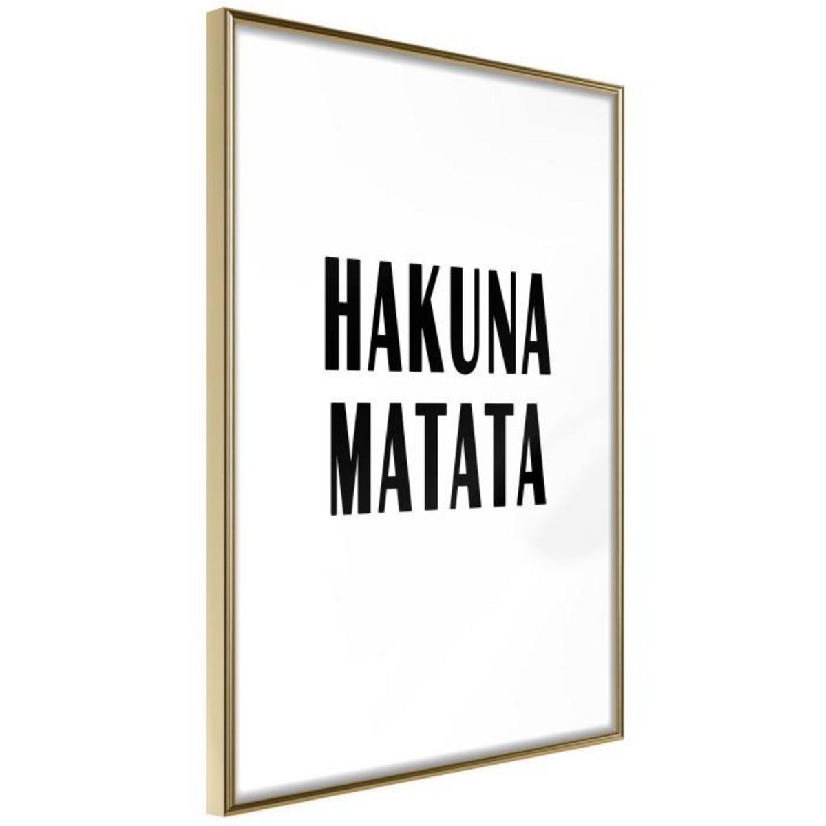 Paris Prix Affiche Murale Encadrée  Hakuna Matata