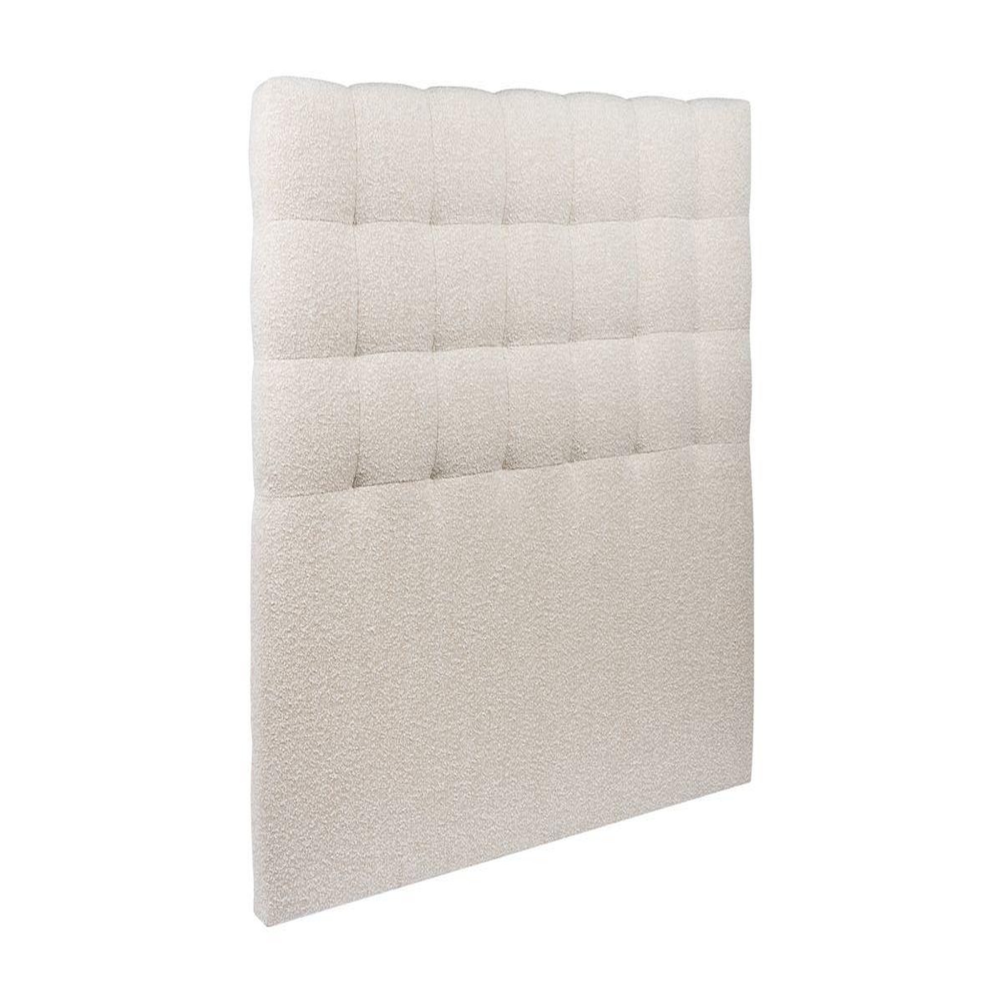 Voir la diapositive 5 : Sommeil de Plomb Lit avec tête de lit capitonnée bouclette et sommier kit - Hauteur totale : 29cm