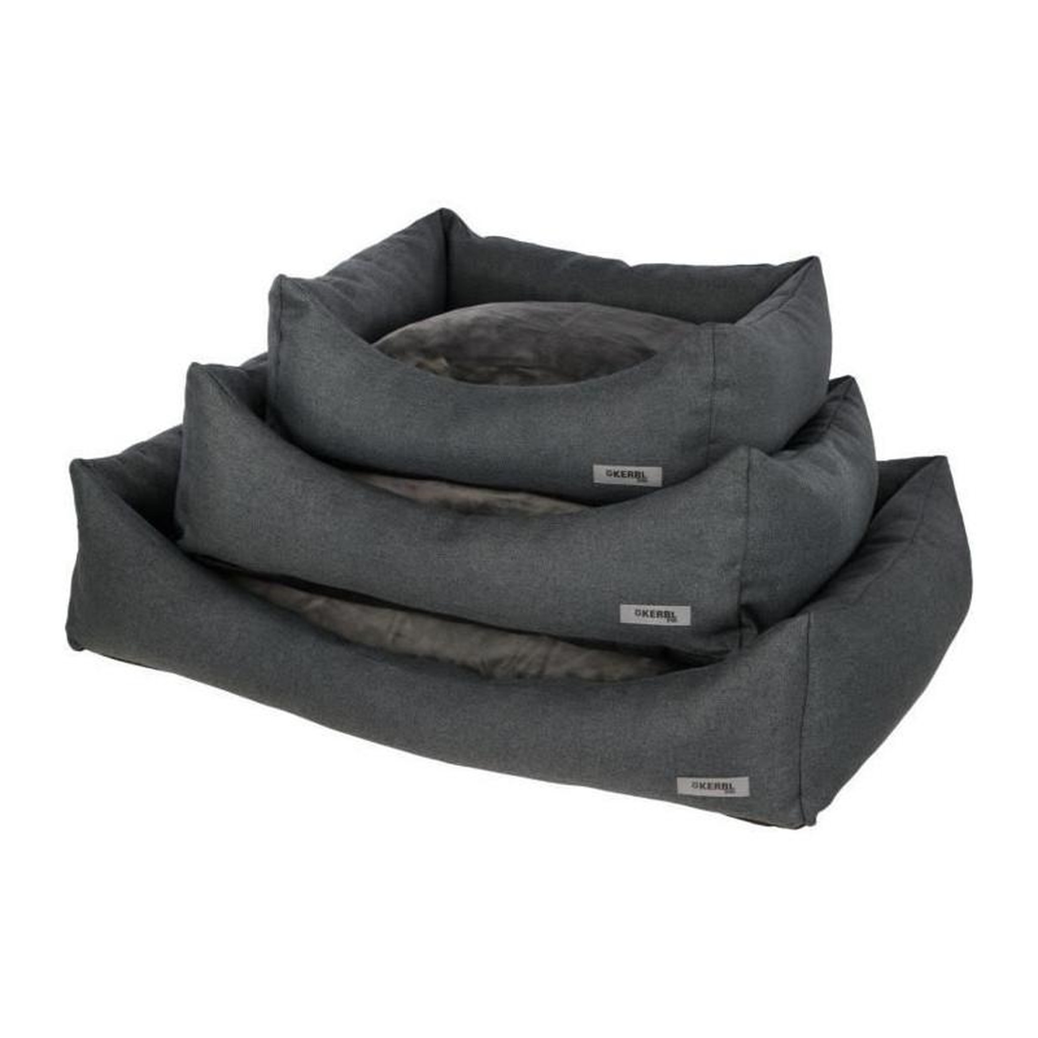 Voir la diapositive 5 : KERBL KERBL - Panier mémoire de forme - Platin Ortho - Gris - 65 x 55 x 20 cm