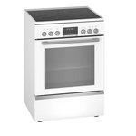 BOSCH Cuisinière vitrocéramique 63l 4 feux blanc - hks79r220