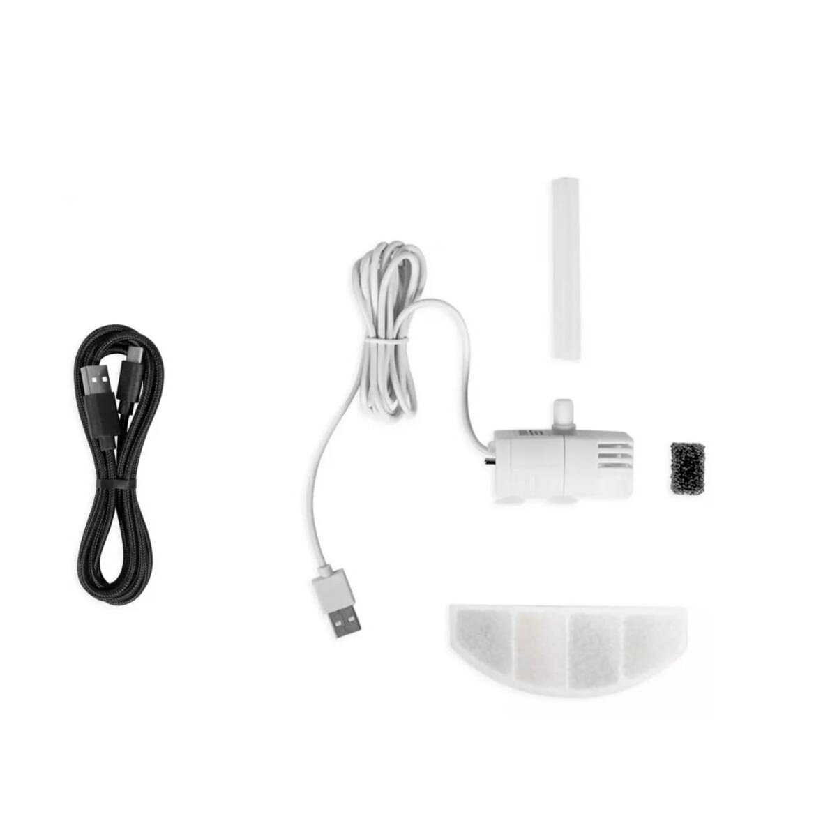 LIVOO Distributeur de croquettes automatique 5w noir + fontaine à eau - PET107