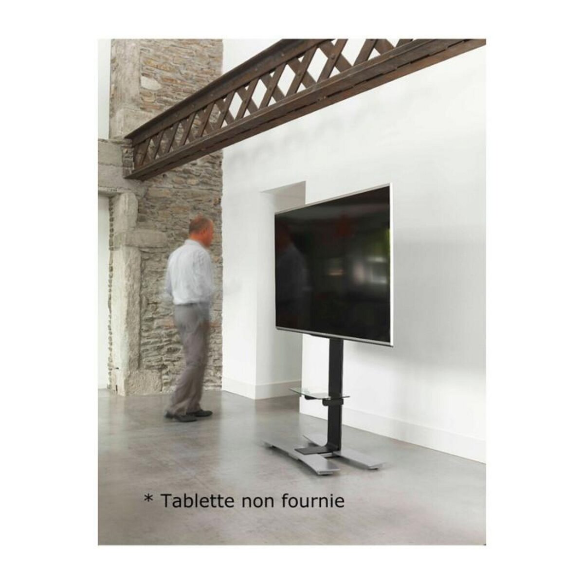 Erard Pied tv pour écran 40 à 75 noir - 039050