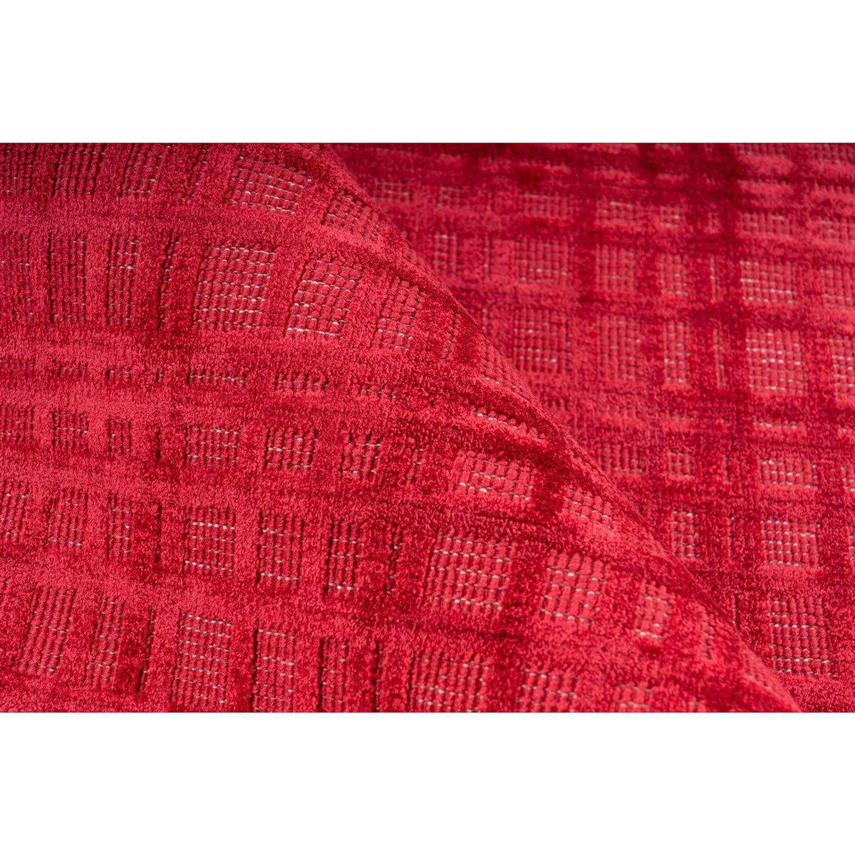 Paris Prix Tapis Tissé à la Main  Karma  Rouge Cerise