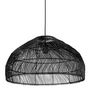 Voir la diapositive 1 : Paris Prix Lampe Suspension en Rotin  Eunice  60cm Noir