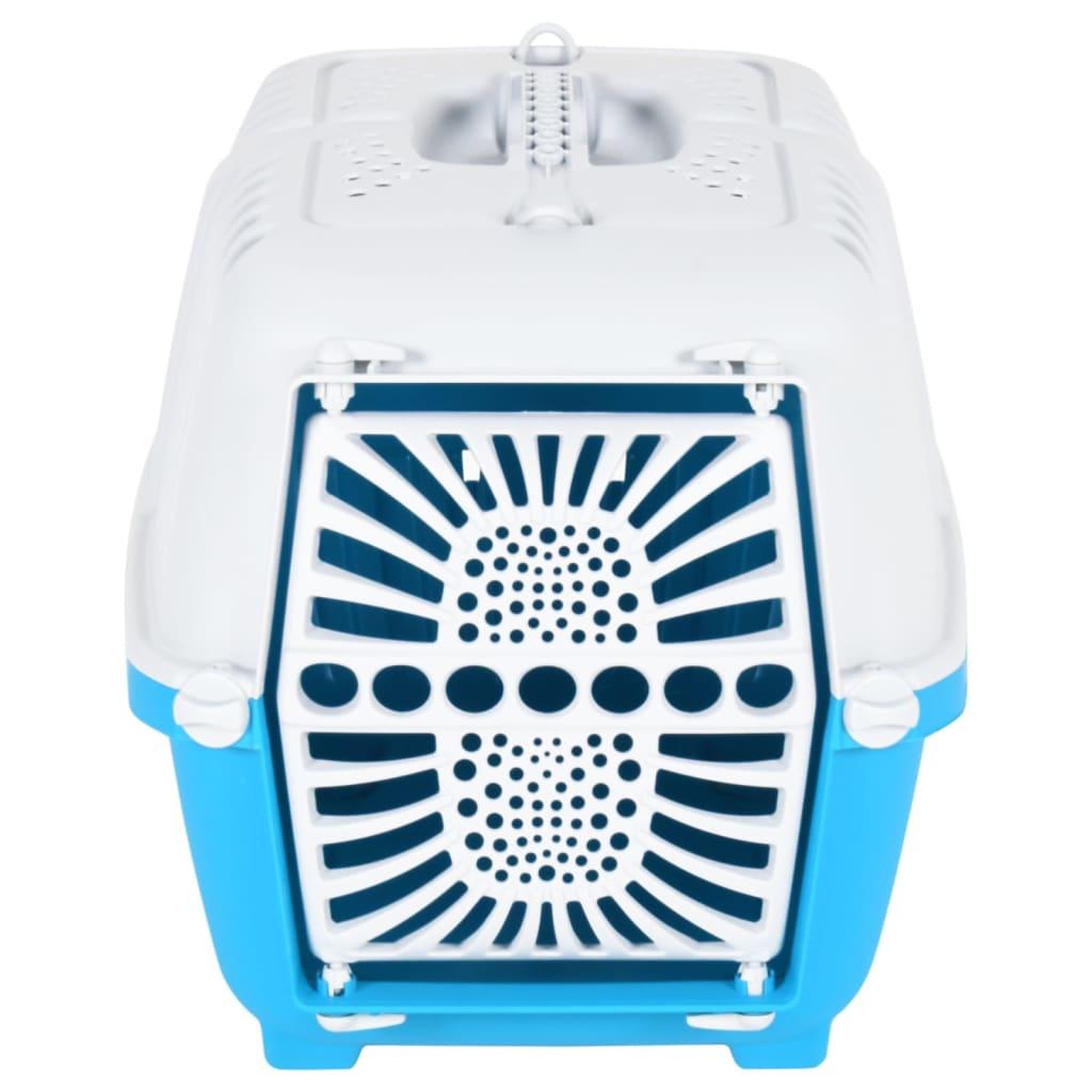 Voir la diapositive 3 : VIDAXL Transporteur pour animaux de compagnie blanc et bleu PP