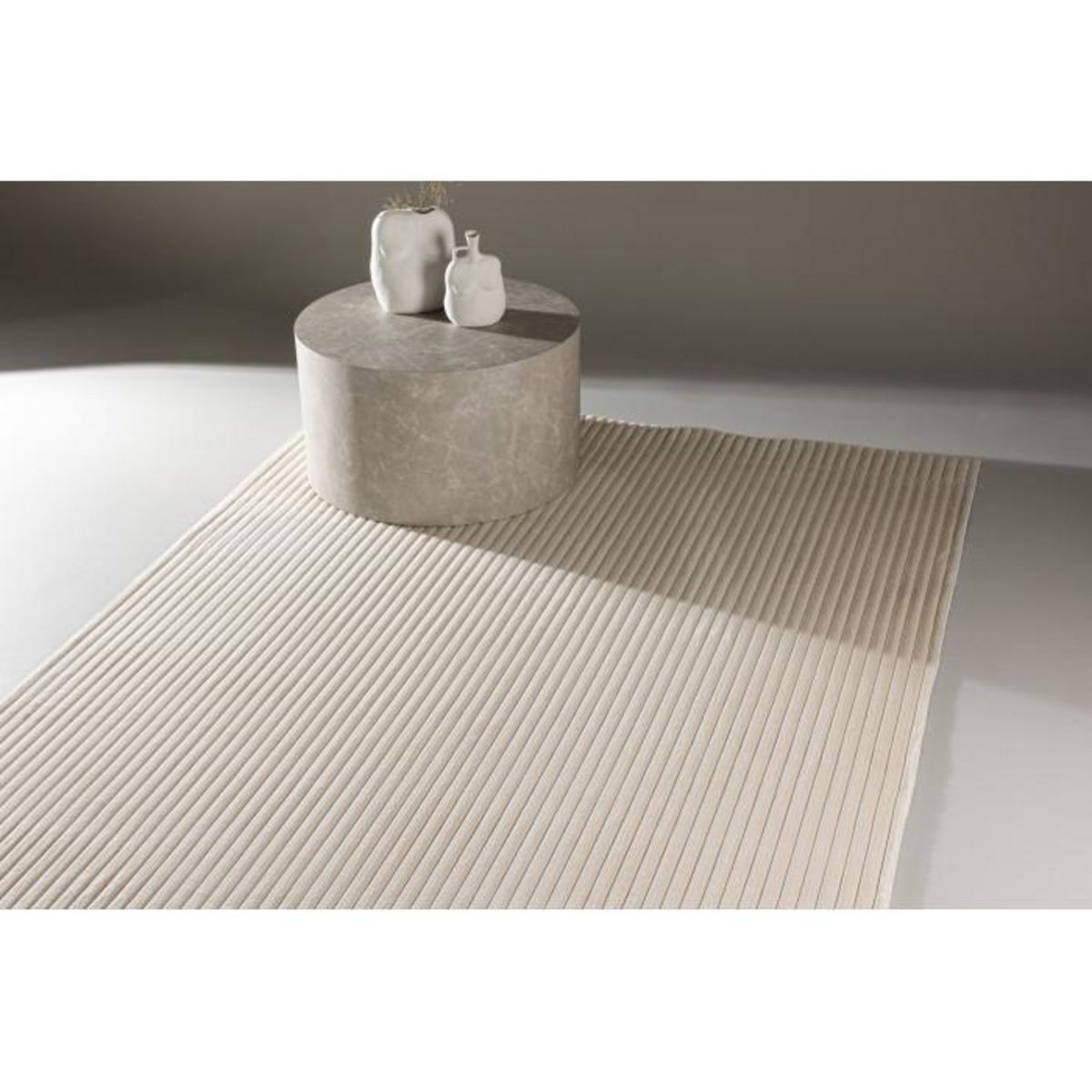 Paris Prix Tapis Déco  Miller  200x290cm Blanc Cassé
