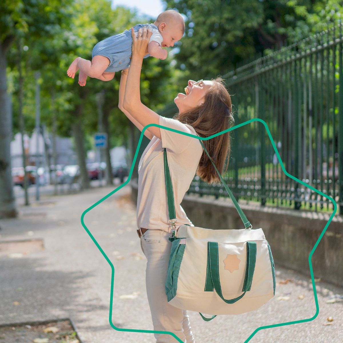 BADABULLE Sac à langer Bowling Safari