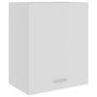 Voir la diapositive 1 : VIDAXL Armoire suspendu blanc 50x31x60 cm bois d'ingenierie