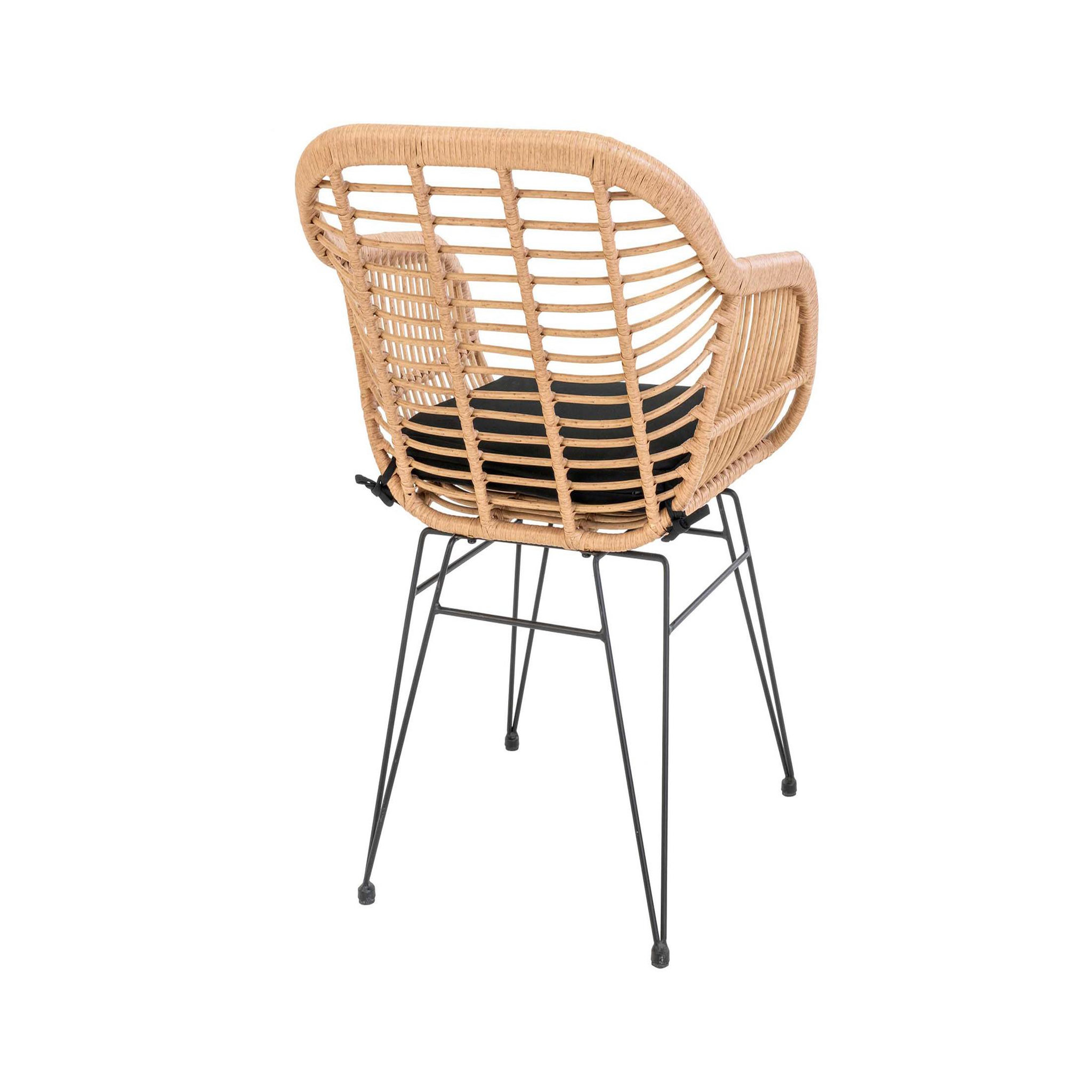 Voir la diapositive 6 : LISA DESIGN Candelaria - lot de 2 chaises - en poly rotin