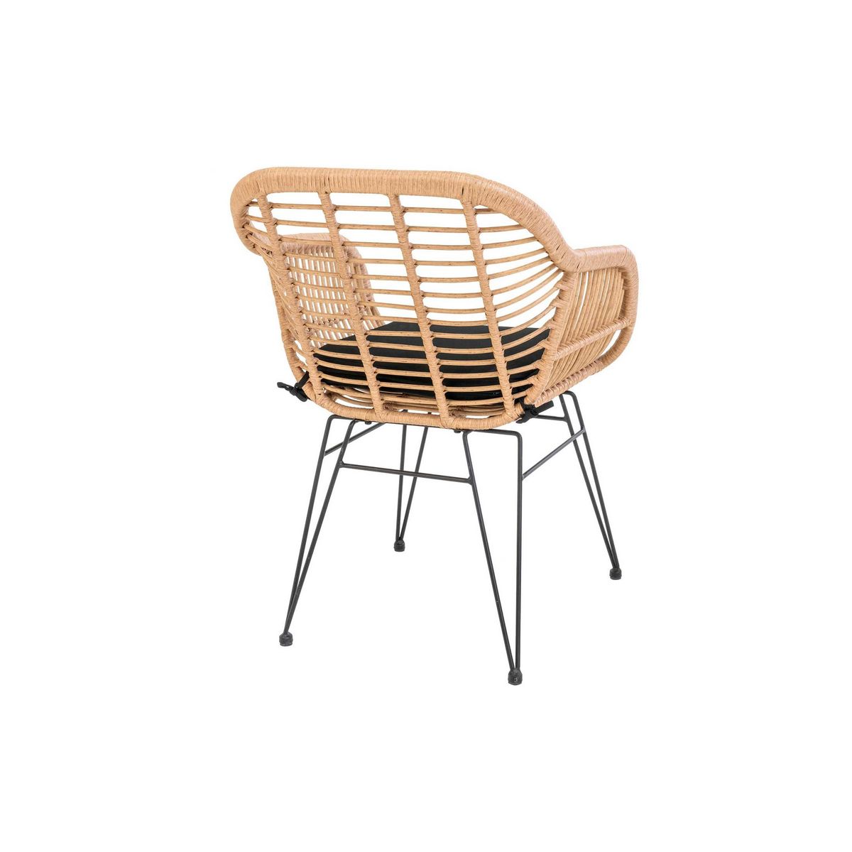 LISA DESIGN Candelaria - lot de 2 chaises - en poly rotin