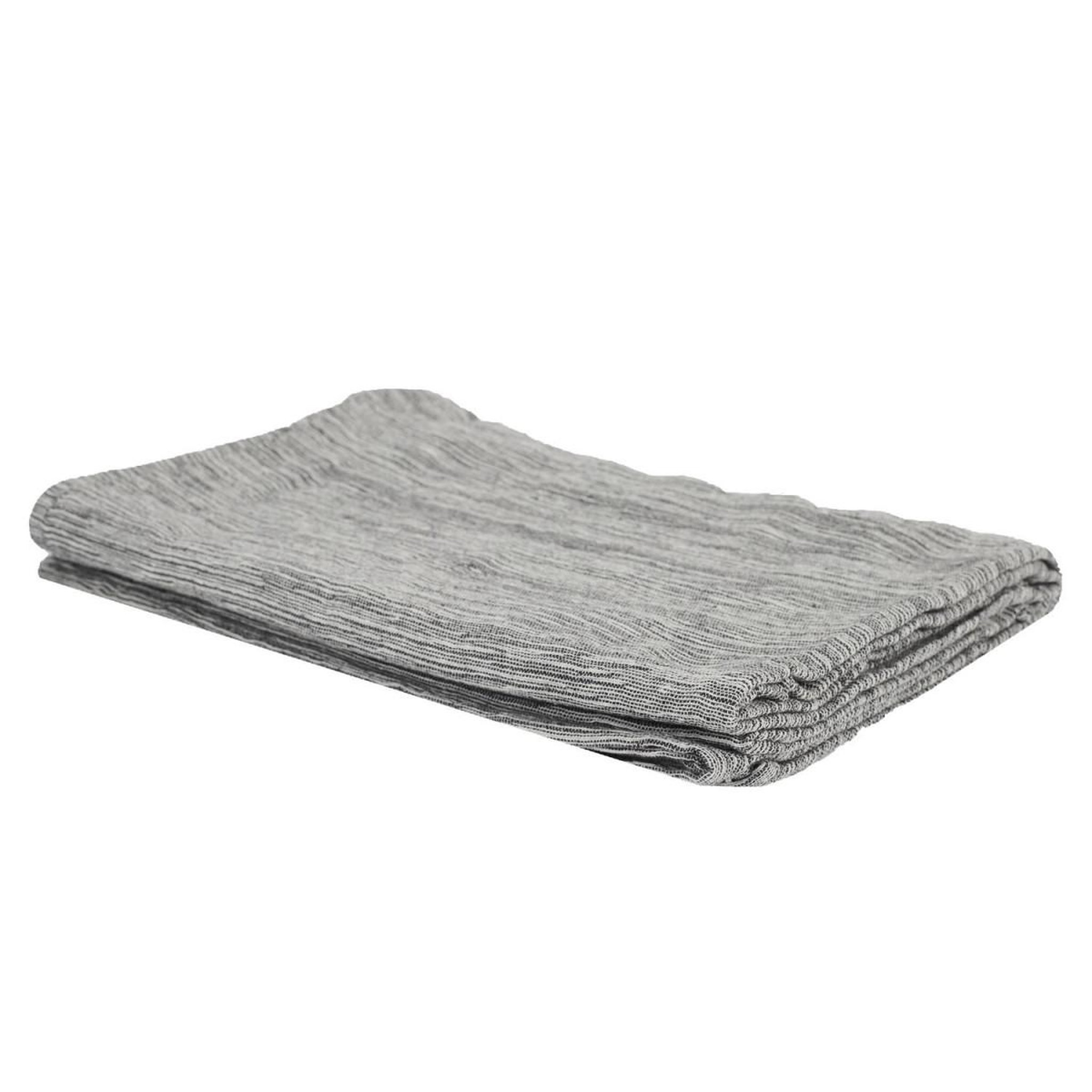 The Home Deco Factory Jeté de canapé  blen  170x250cm gris anthracite