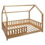 Voir la diapositive 1 : Atmosphera Kids Lit Cabane  Enfant  90x190cm Naturel
