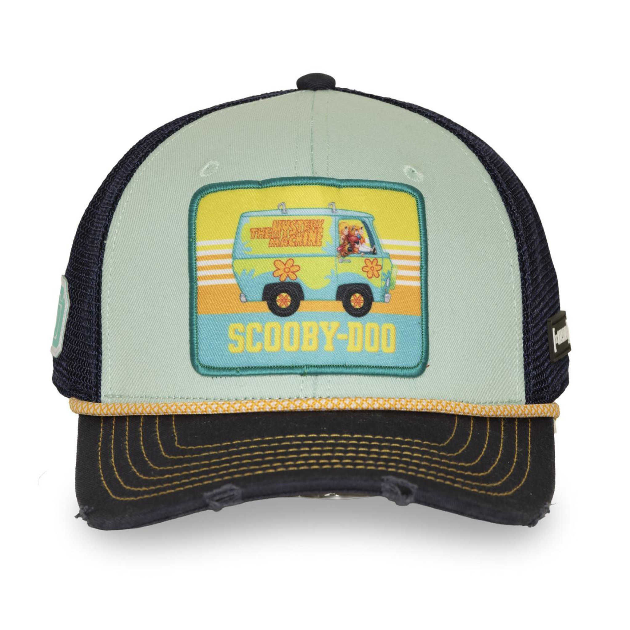 Voir la diapositive 2 : CAPSLAB Casquette trucker premium filet et patch Scooby Doo Van Lifestyle