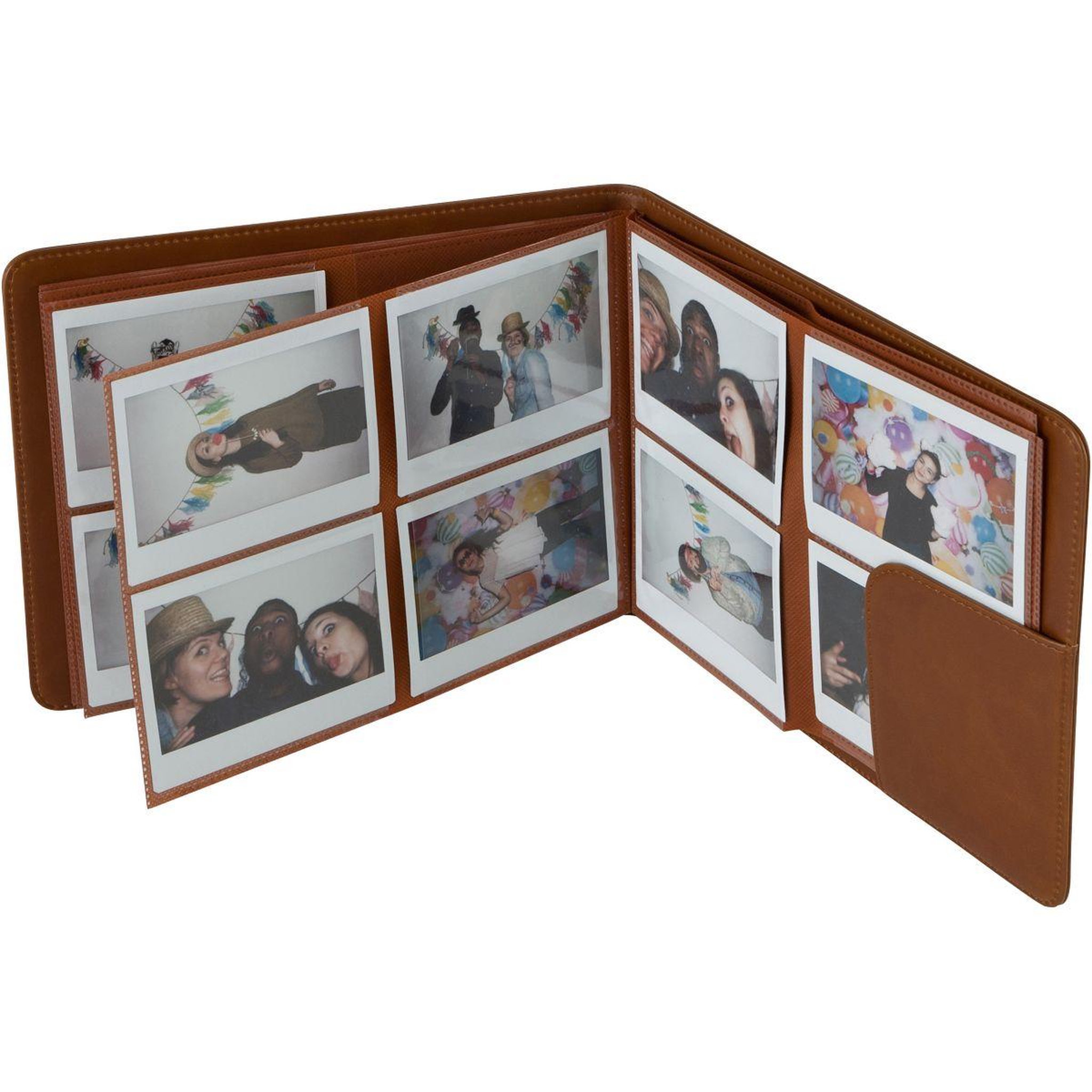Voir la diapositive 1 : FUJIFILM Album photo Instax Wide Marron