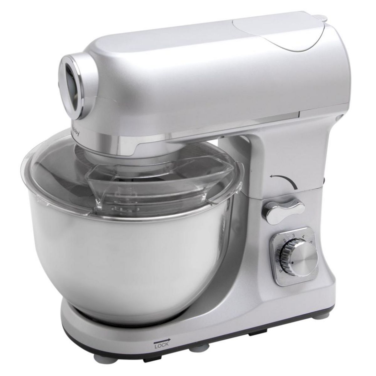 Robby Robot multifonctions 5l 1000w silver avec hachoir et blender 1,5l en verre - robimix silver