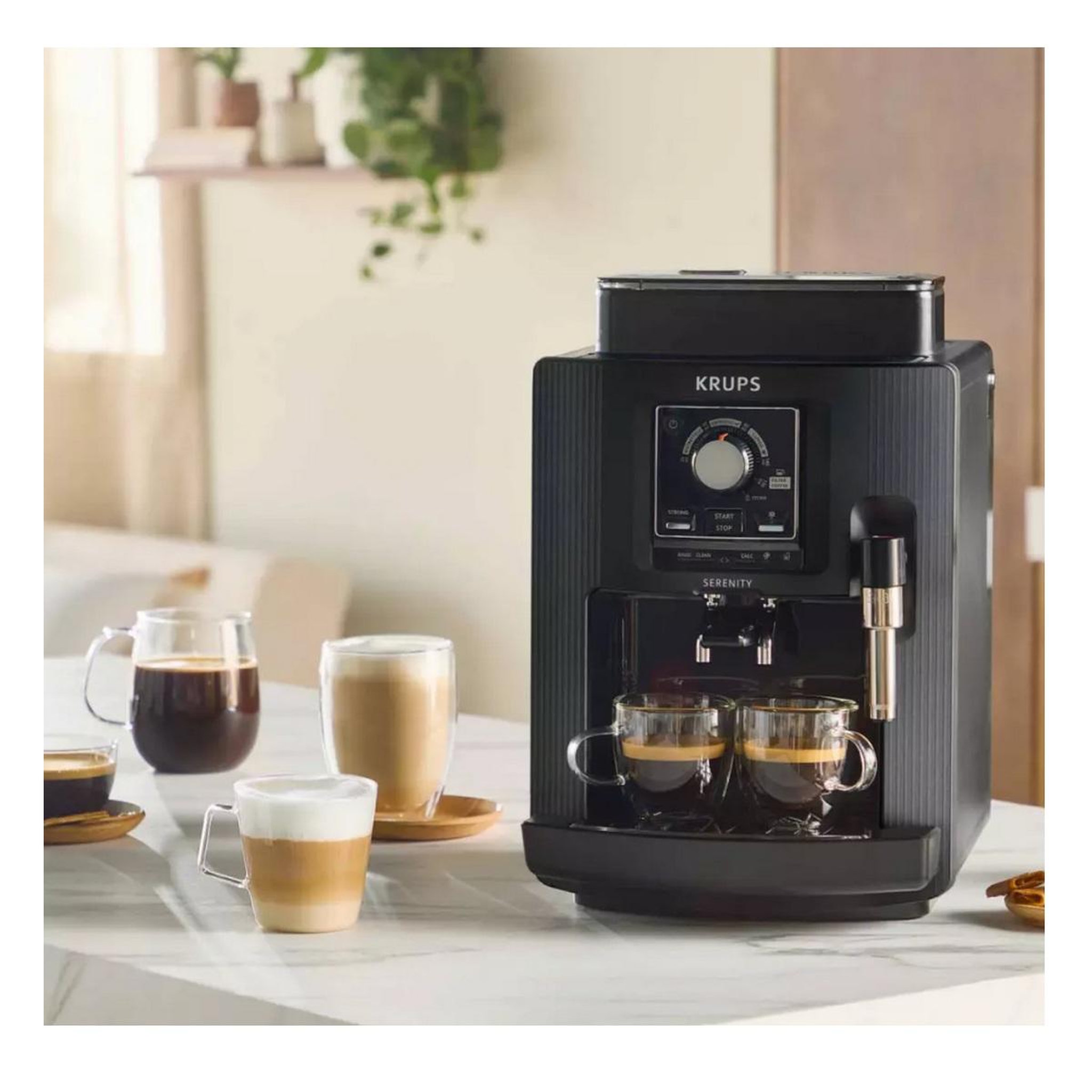 Voir la diapositive 3 : KRUPS Robot café 15 bars noir - ea4008e0