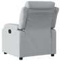 Voir la diapositive 3 : VIDAXL Fauteuil inclinable Gris clair Tissu